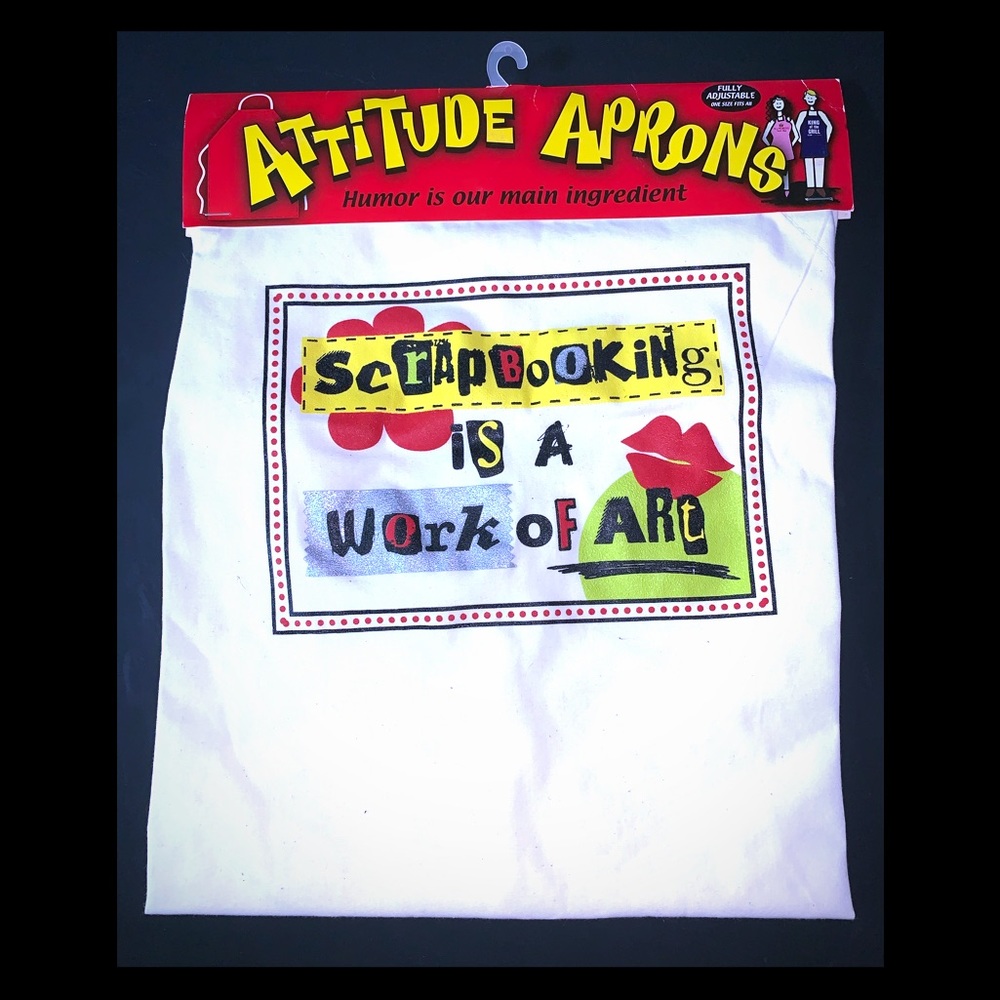 Scrapbook Attitude Apron